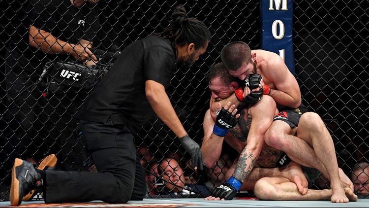 Chaos Erupts After Khabib Nurmagomedov Submits Conor McGregor At UFC