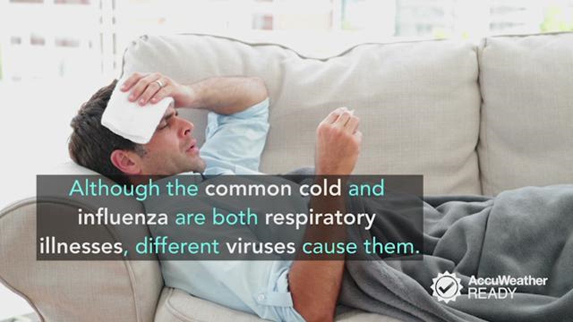 It can be hard to tell the difference between the flu and the common cold based solely on symptoms.