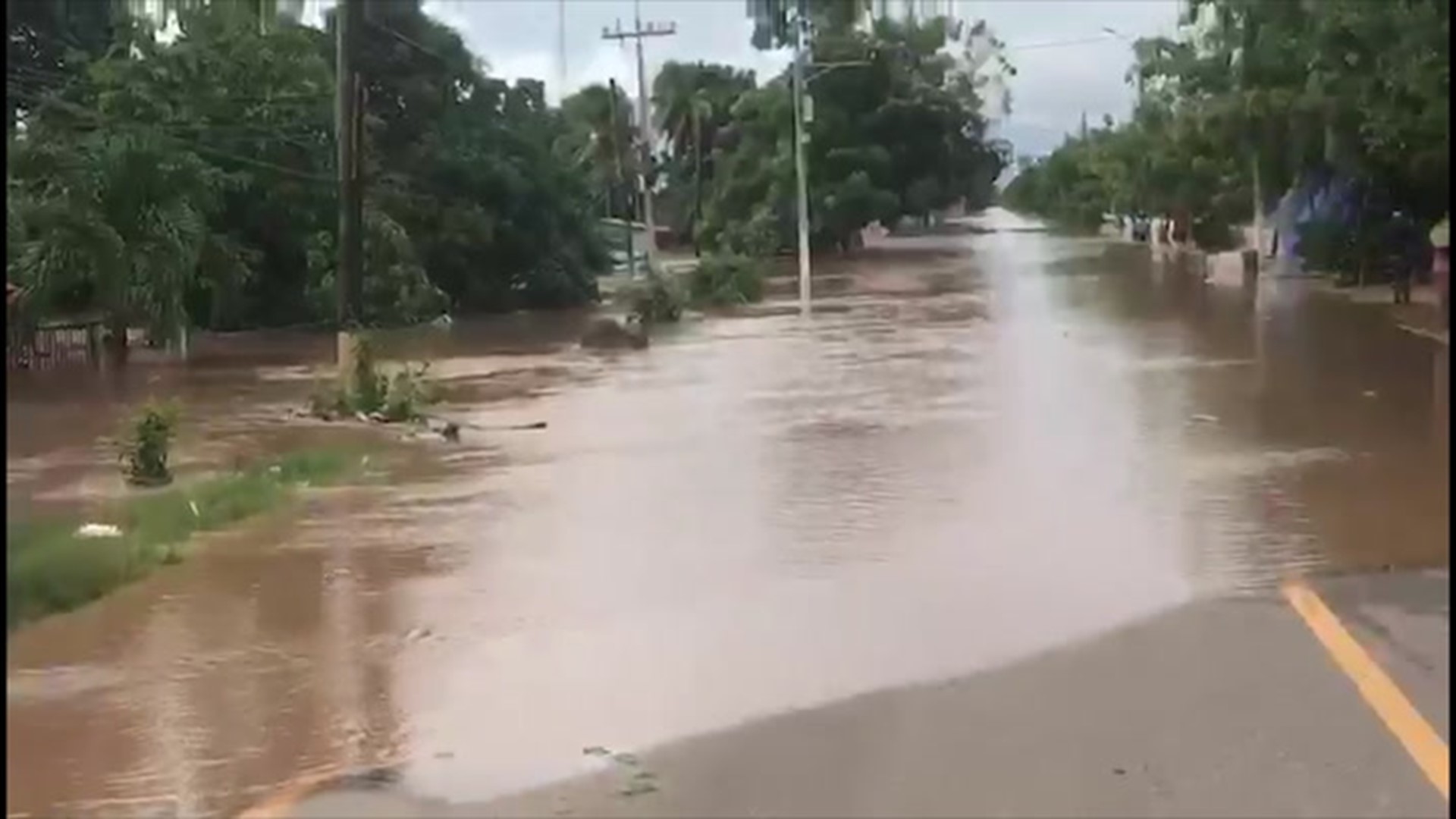 Serious flooding plagued areas in Honduras on Nov. 18, after Hurricane Iota devastated the region.