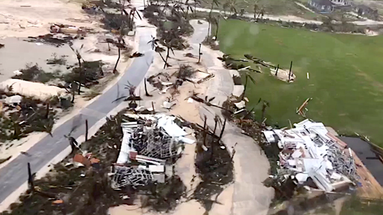 Aerial footage, photos from Bahamas shows widespread destruction from Hurricane Dorian