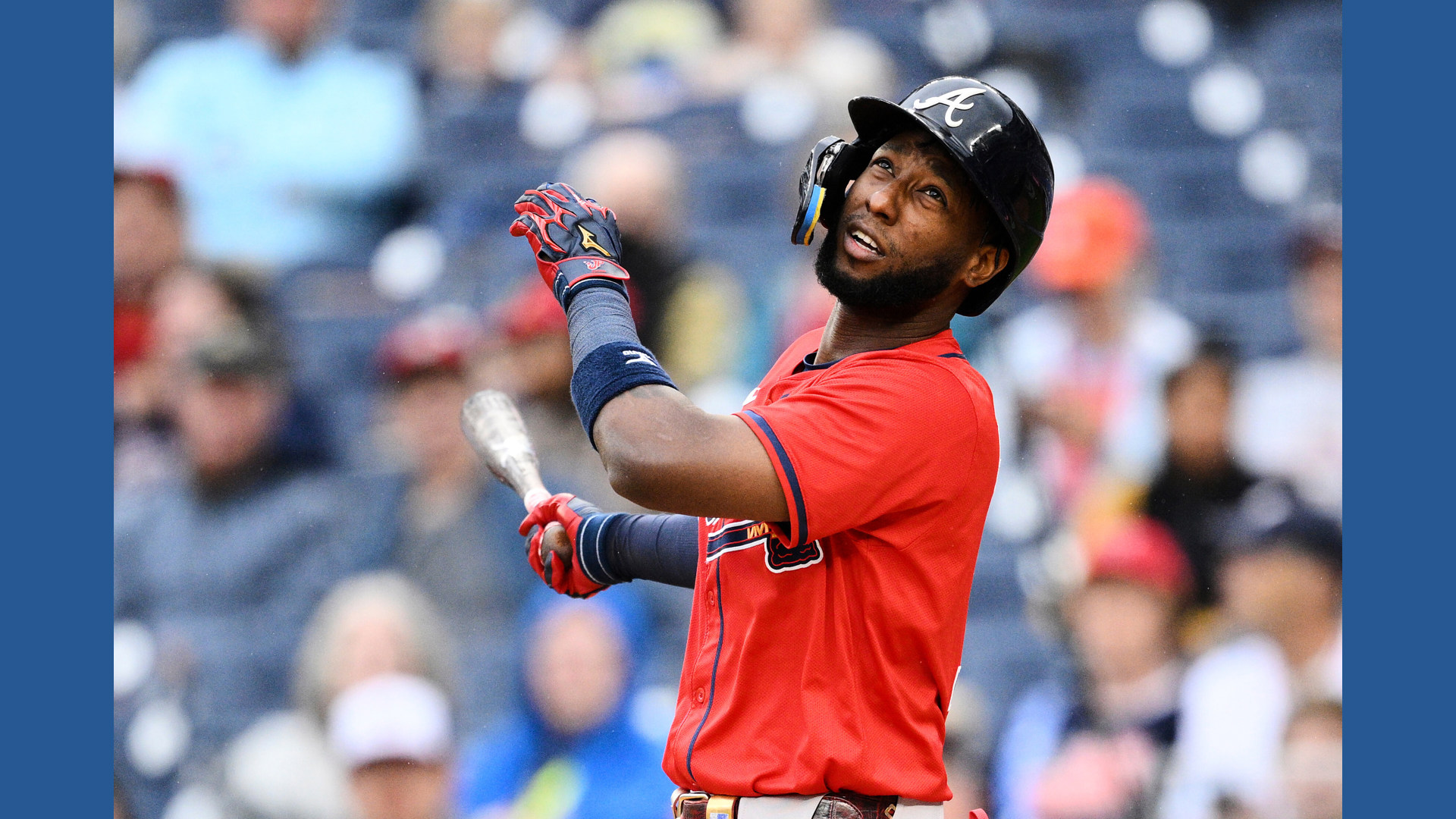 Atlanta Braves superstar Ronald Acuña Jr. featured on field during ...