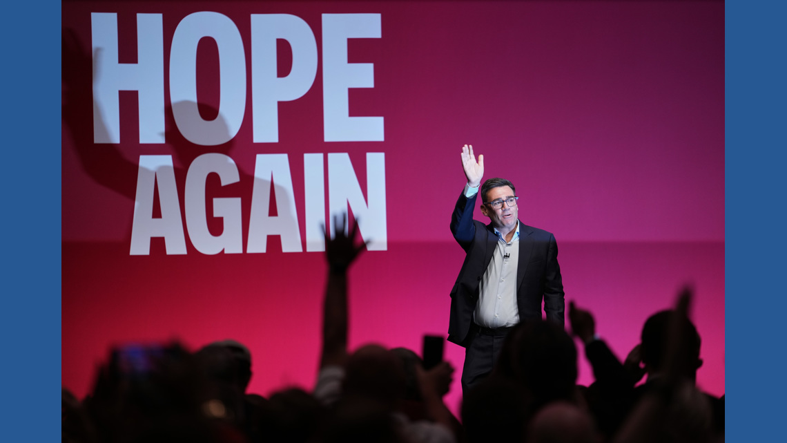 High Risk Working Andy Burnham pledges a big shakeup for Britain in a high-risk political ...