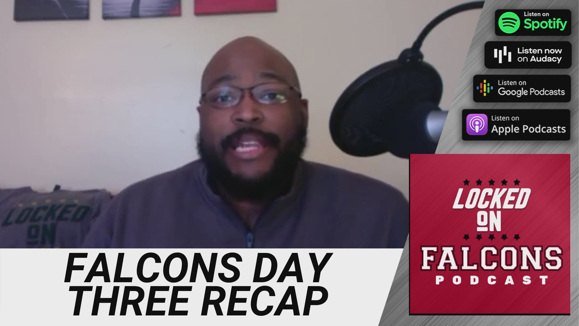 The host of the Locked On Falcons podcast reacts to the team making six picks on day three of the NFL Draft.