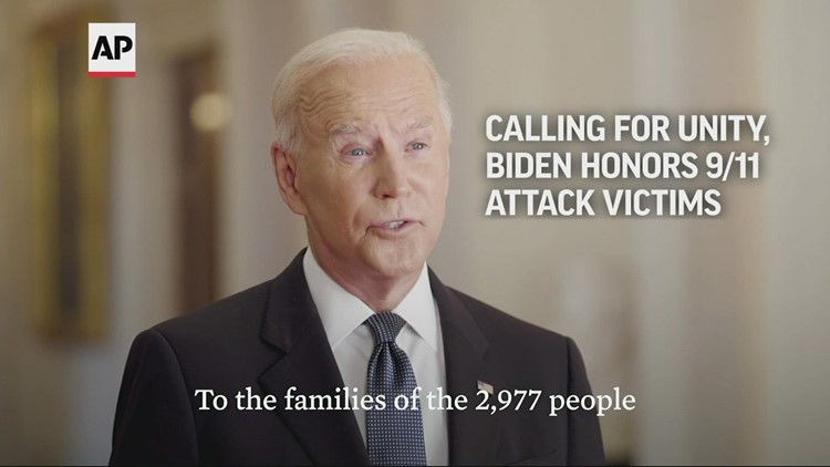 Calling for unity, Biden honors 9/11 attack victims
