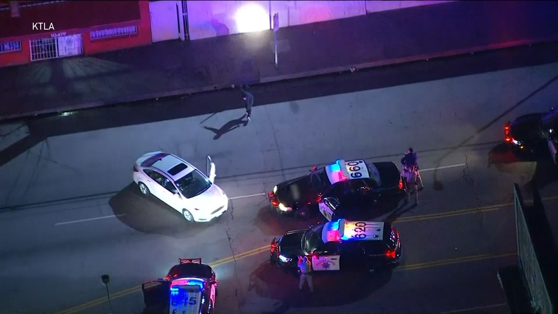 California police chase ends in suspect dancing before being arrested ...