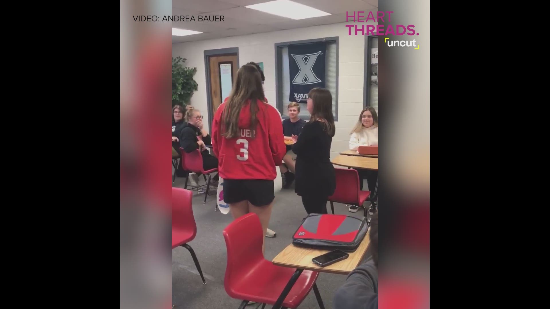Katie Smith planned a special promposal surprise for her friend Payton Bauer.