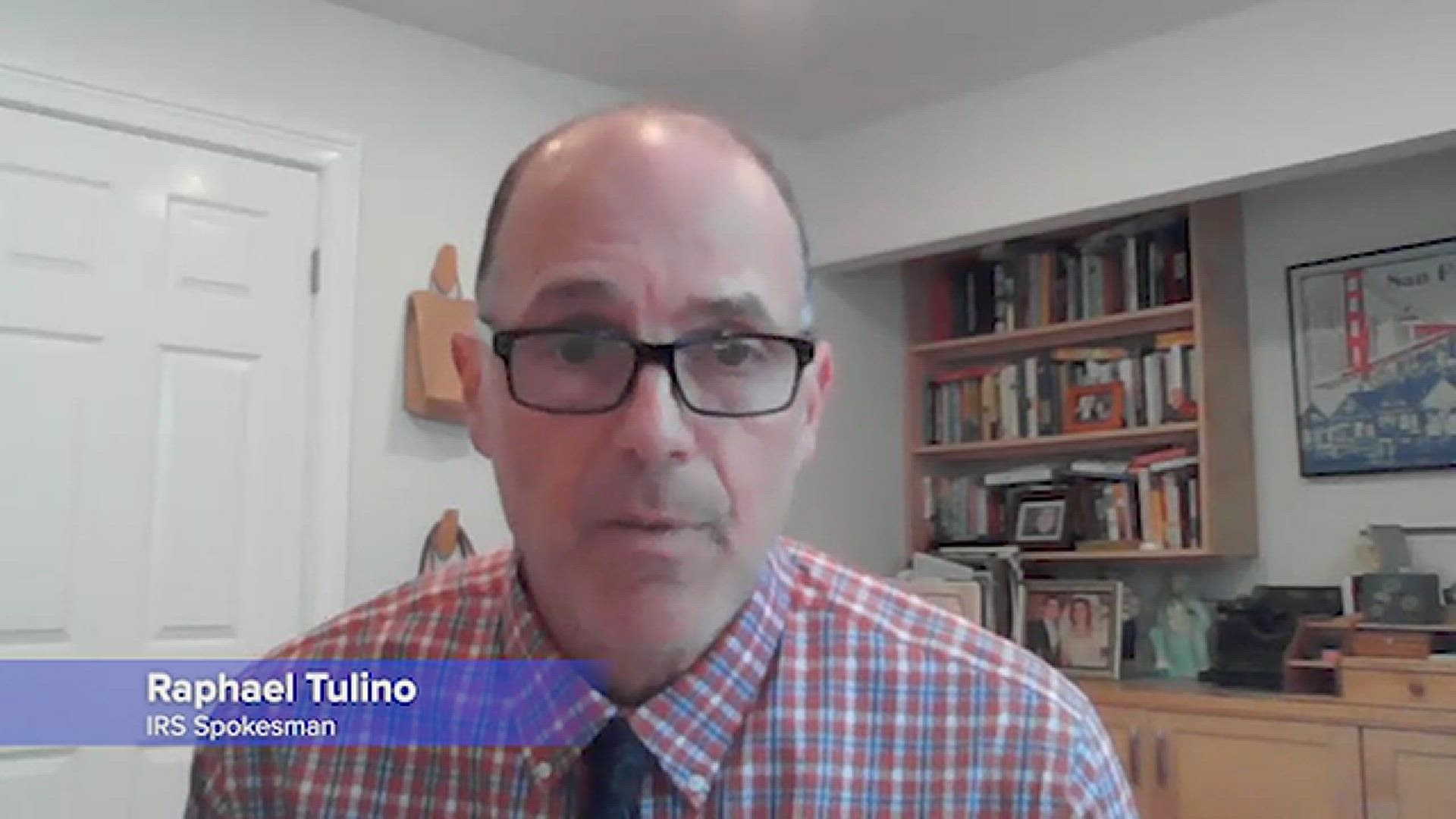 The IRS has a withholding calculator to help you get your tax refund or taxes owed close to zero. IRS spokesman Raphael Tulino explains.