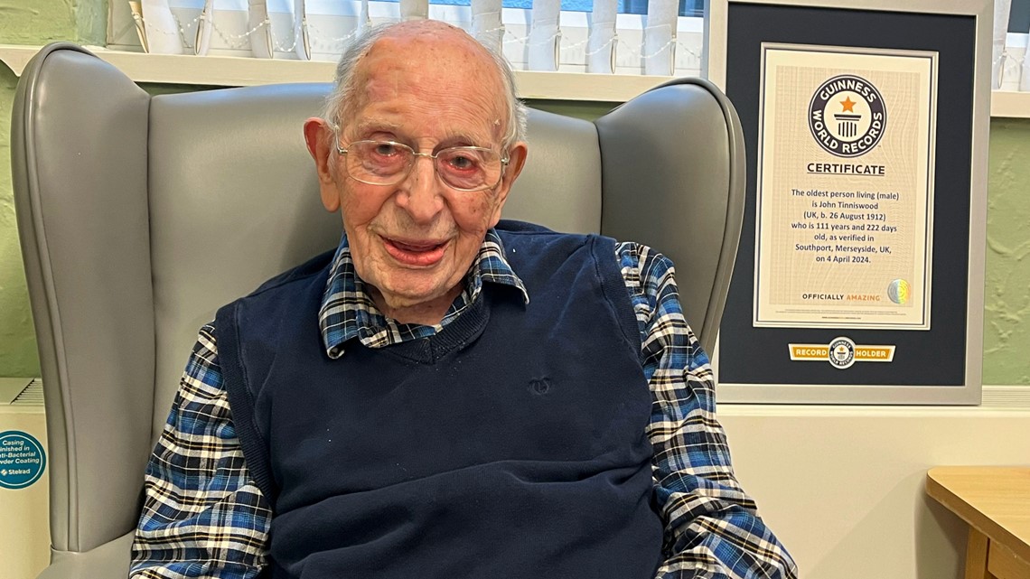 The world's oldest man says the secret is luck, fish and chips - Vimarsana News