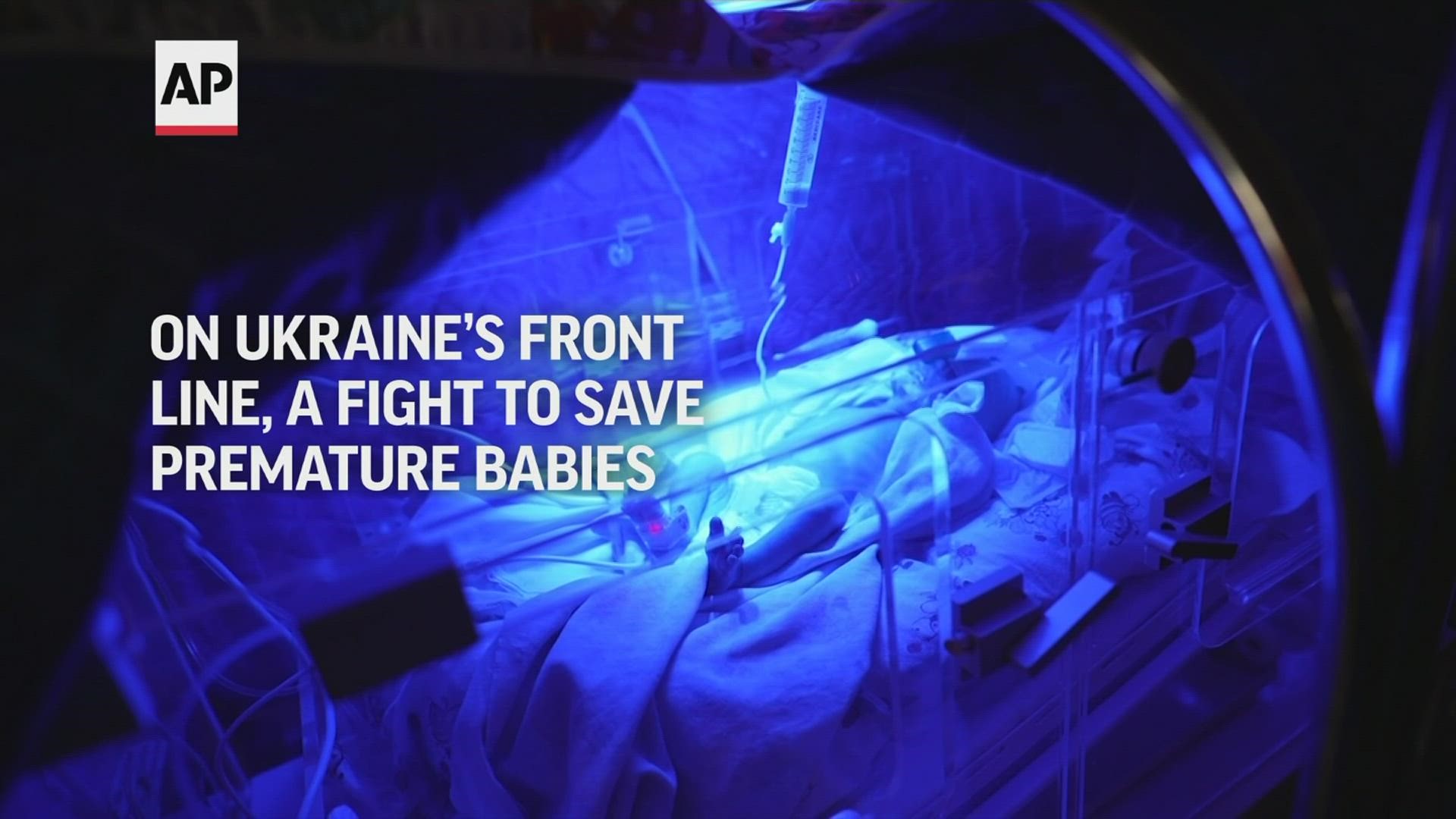 Even when air-raid signals sound, it's impossible to leave: Babies in the incubation ward cannot be disconnected from their lifesaving machines.