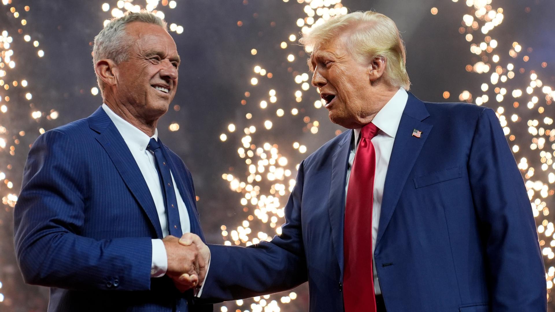 Robert F. Kennedy Jr.’s campaign says in a Pennsylvania court filing Friday that he is endorsing Donald Trump for president.