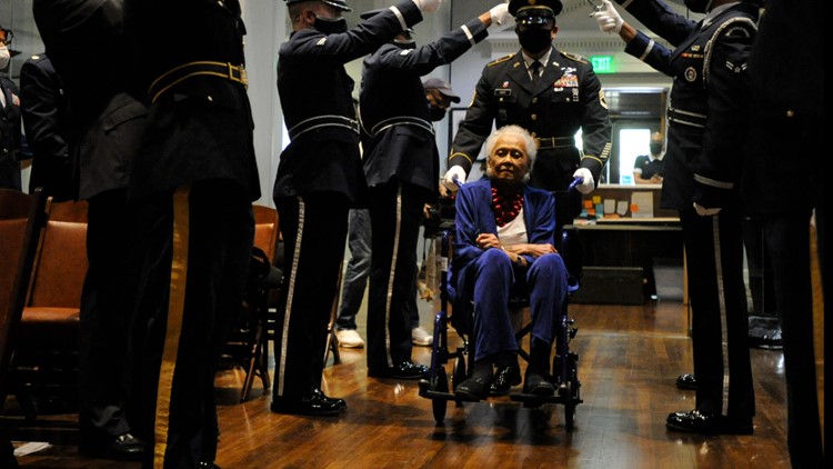 102-year-old WWII veteran from segregated mail unit honored