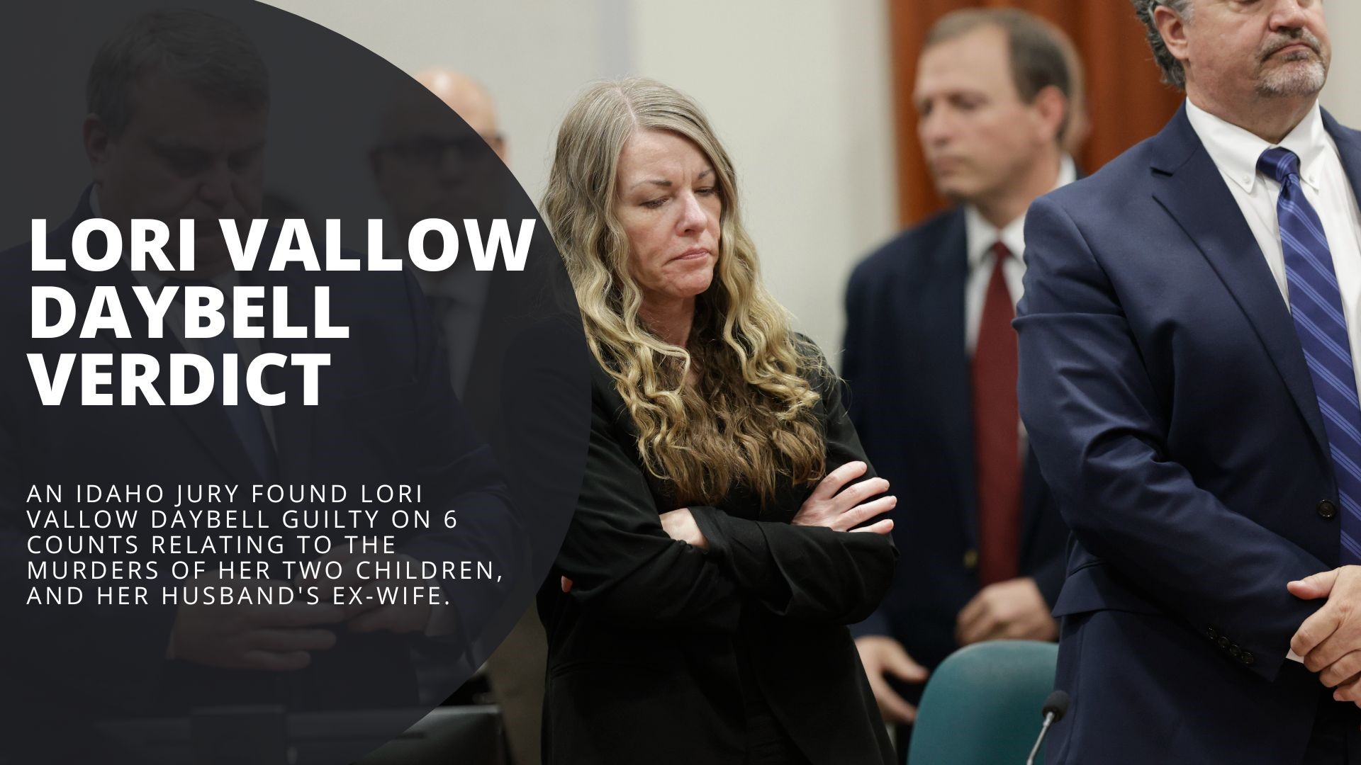 An Idaho jury found Lori Vallow Daybell guilty on 6 counts in the murder trial for her 2 children and her husband's ex-wife. Hear reaction from family and jurors.