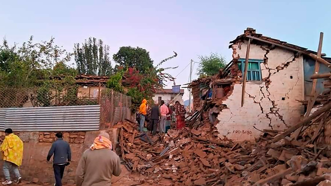 Nepal earthquake leaves at least 157 dead - Vimarsana News