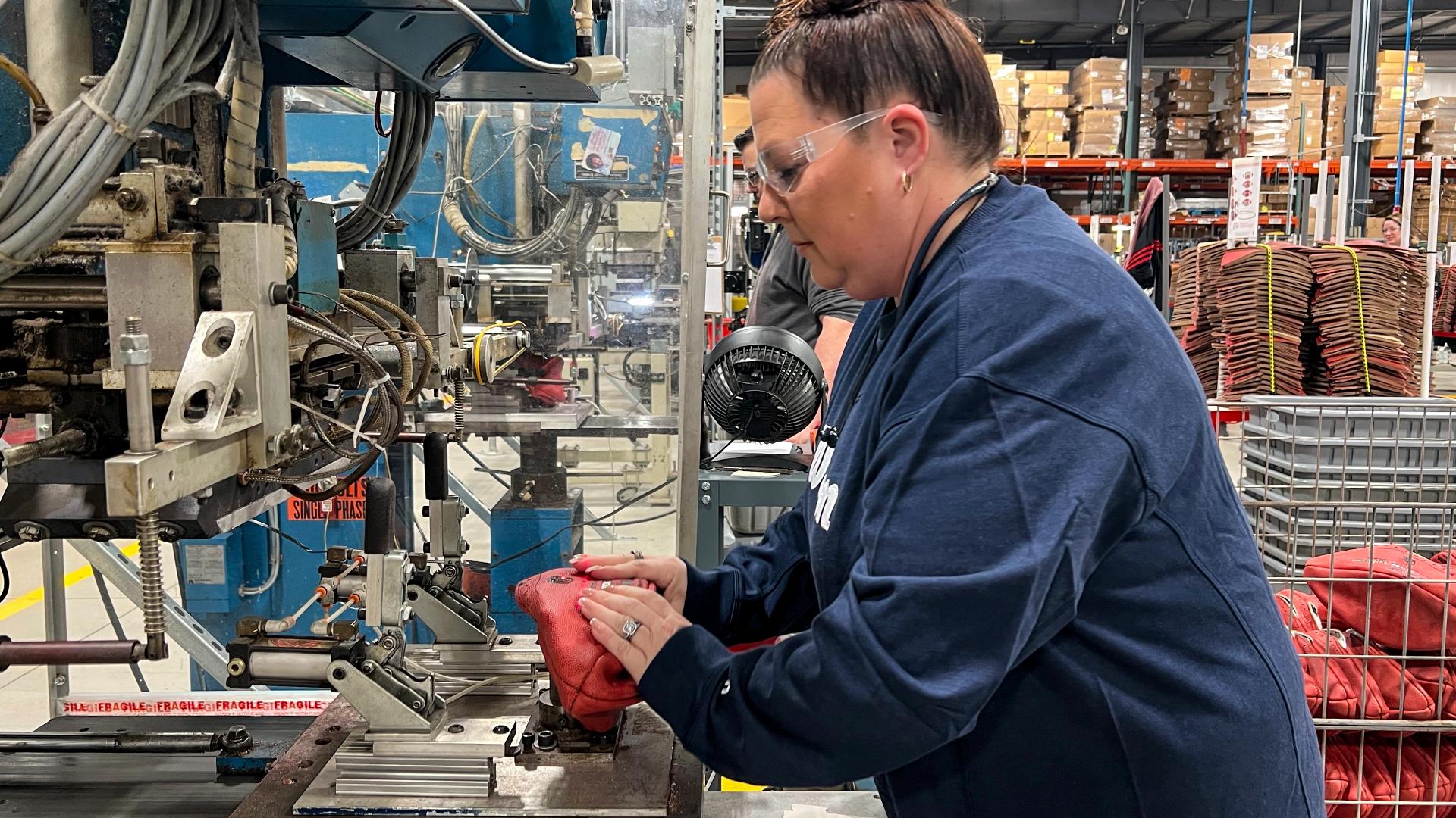 How are Super Bowl footballs made? Meet the people behind the 20-step ...