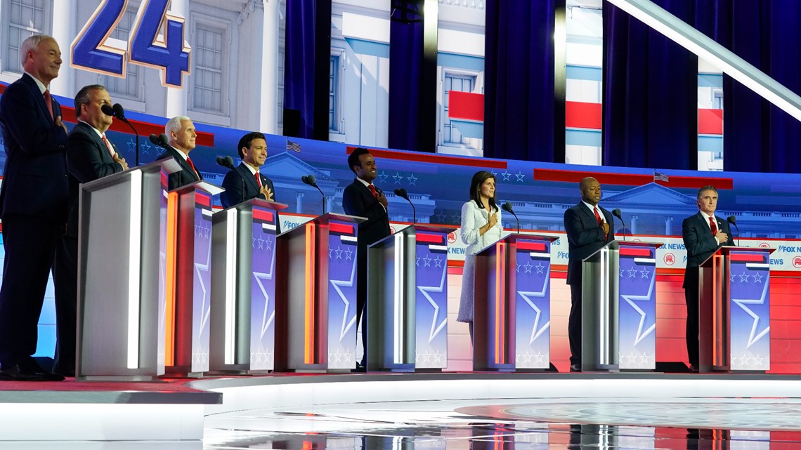 GOP presidential debate: Candidates face off for the 1st time | 11alive.com