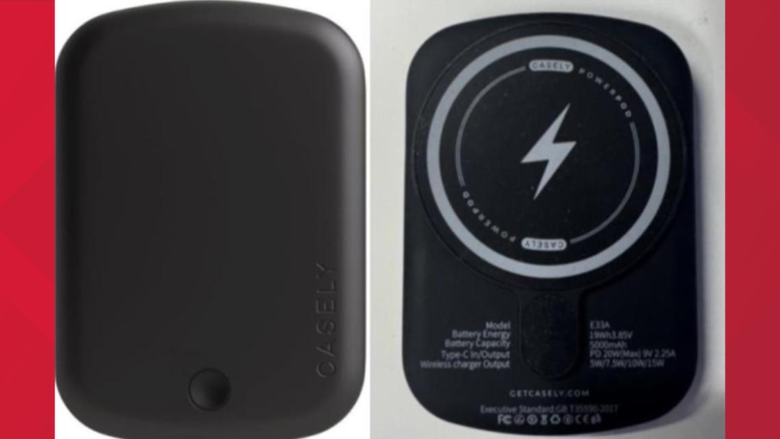 Casely Wi-fi Transportable Energy Banks recalled because of burn hazard