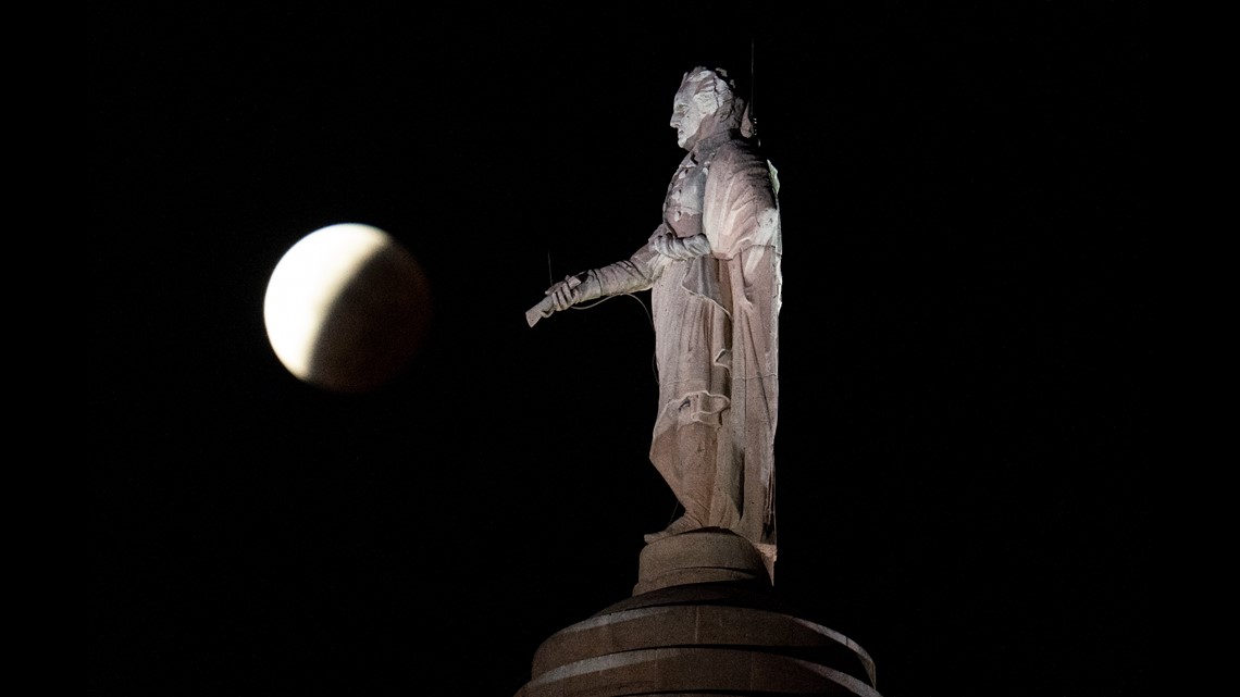 Watch the full moon partial lunar eclipse here live | 11alive.com