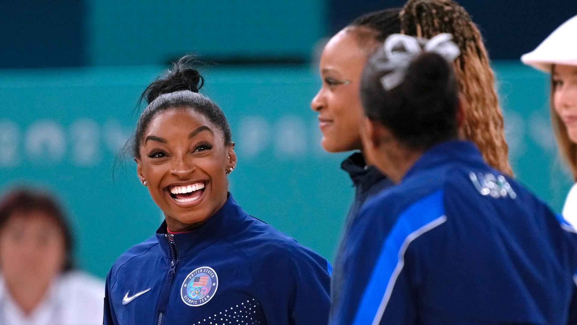 Simone Biles bowing to Rebeca Andrade is a fitting end to Olympics