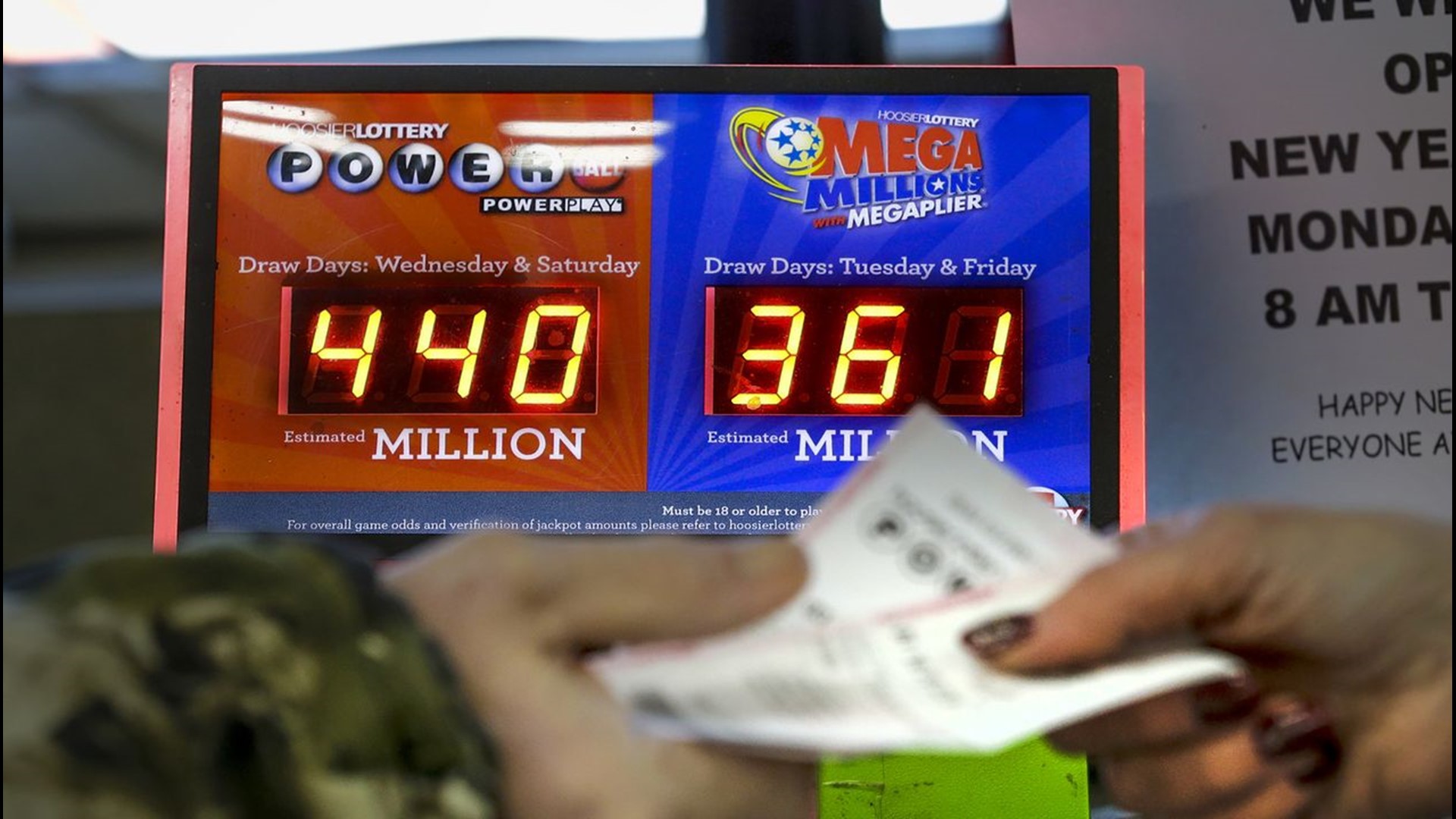 Winnings If Match One, Two, or Three Mega Millions Numbers | 