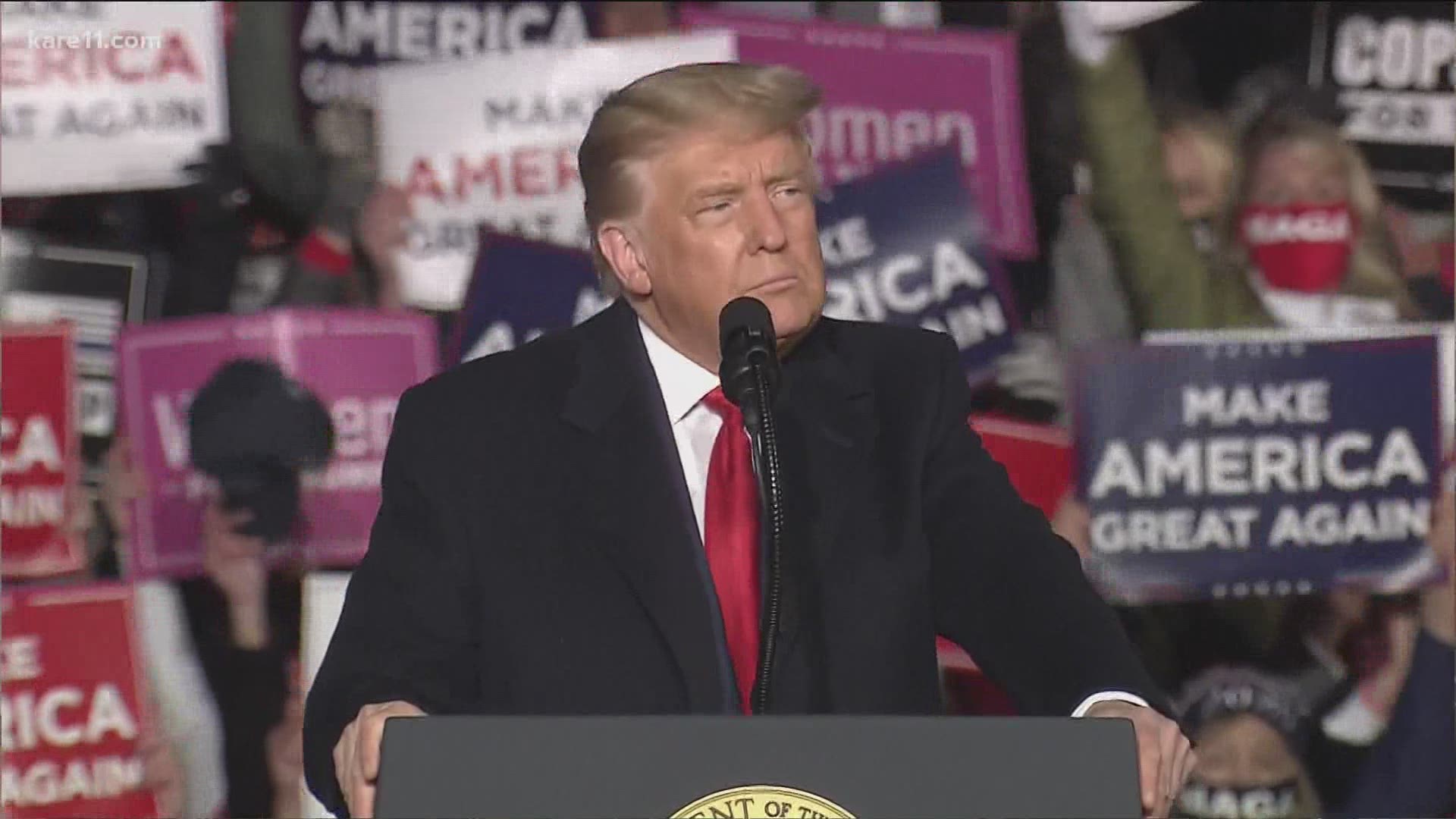 The president tweeted about it Tuesday, and mentioned it at a PA rally