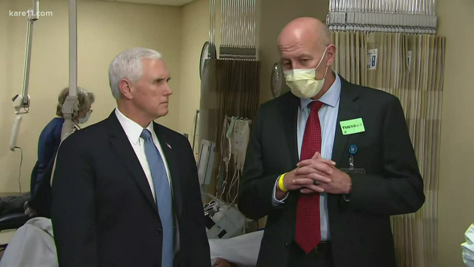 The vice president's office did not immediately respond to a request for comment on why Pence chose not to wear a mask.