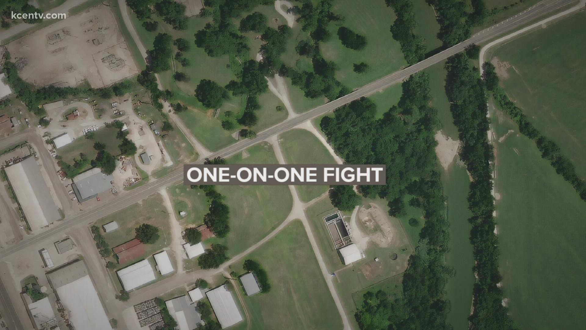 Investigating police say after obtaining a video of the fight, they can confirm that it was an one-on-one altercation.