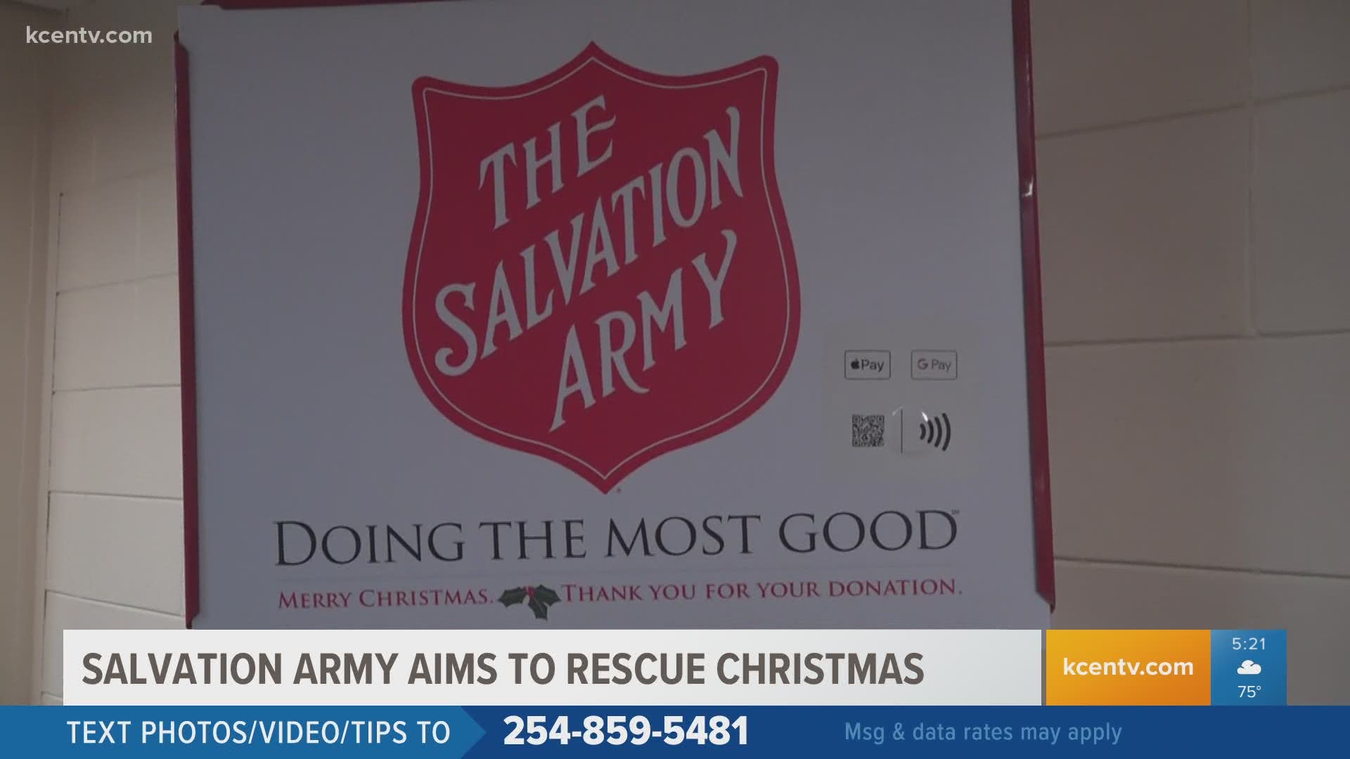 You'll notice the Salvation Army bell ringers out earlier than usual this year. Texas Today's Maria Aguilera explains why.
