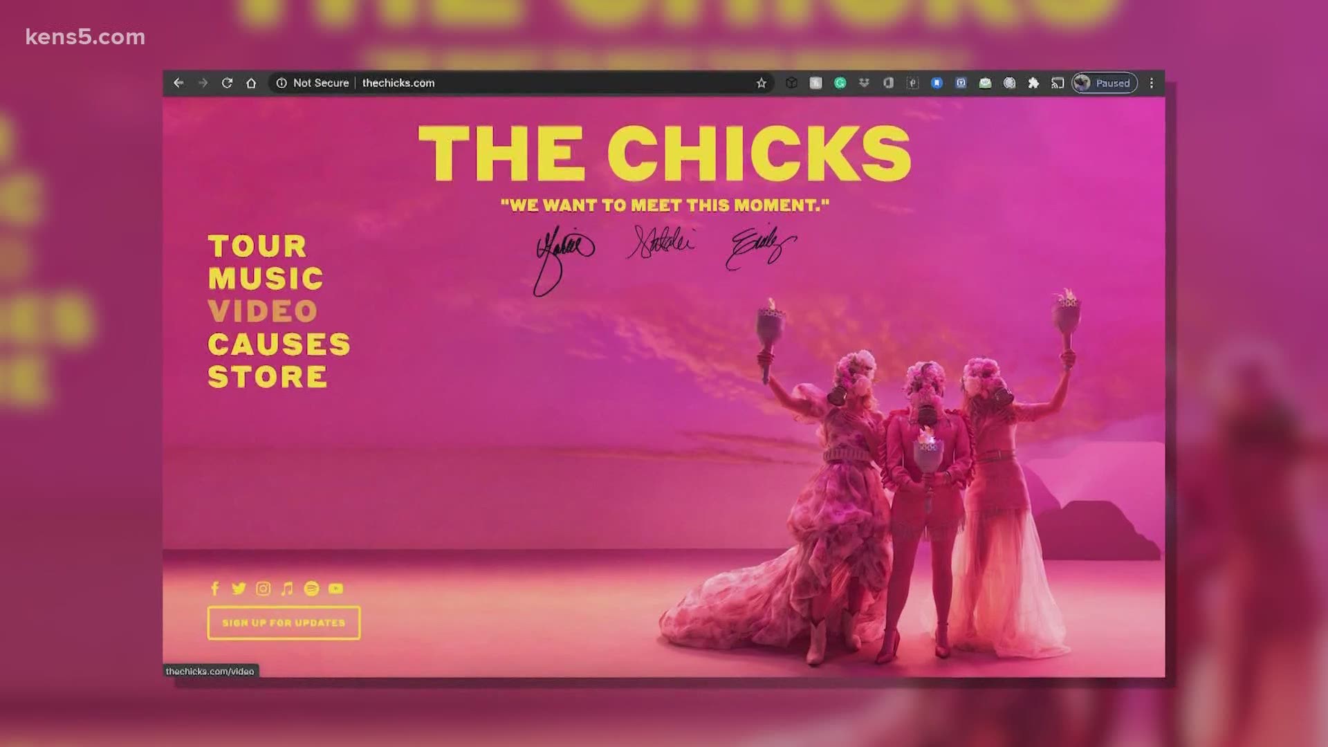 The Dixie Chicks dropped the word "Dixie" and are now known as The Chicks.