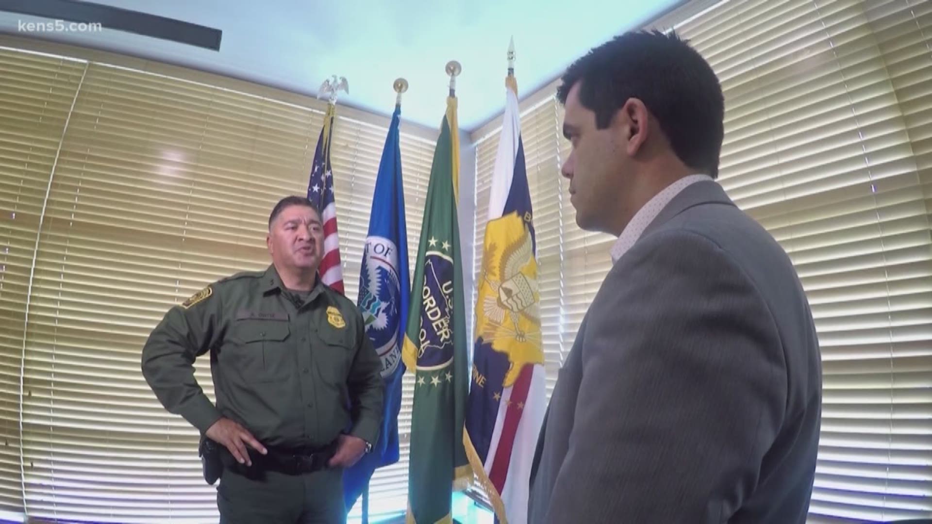 Border Patrol agents spent tonight preparing for the president's visit. But ironically, they're dealing with limited man-power because of the shutdown. Our border reporter Oscar Margain shows us how the agency has handled the shortage.