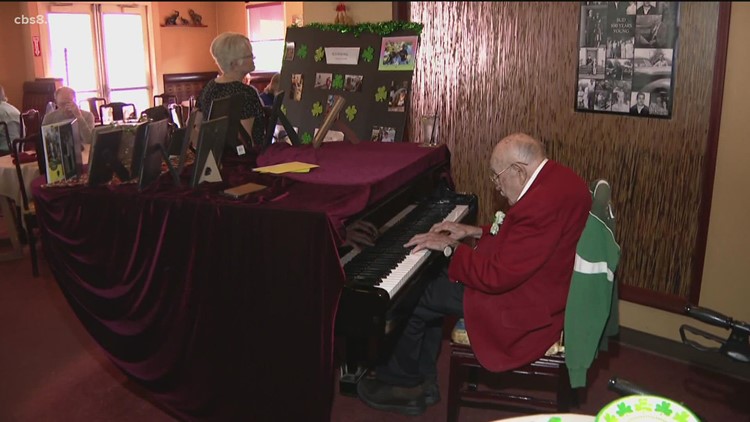 World War II veteran, music teacher celebrates 102nd birthday