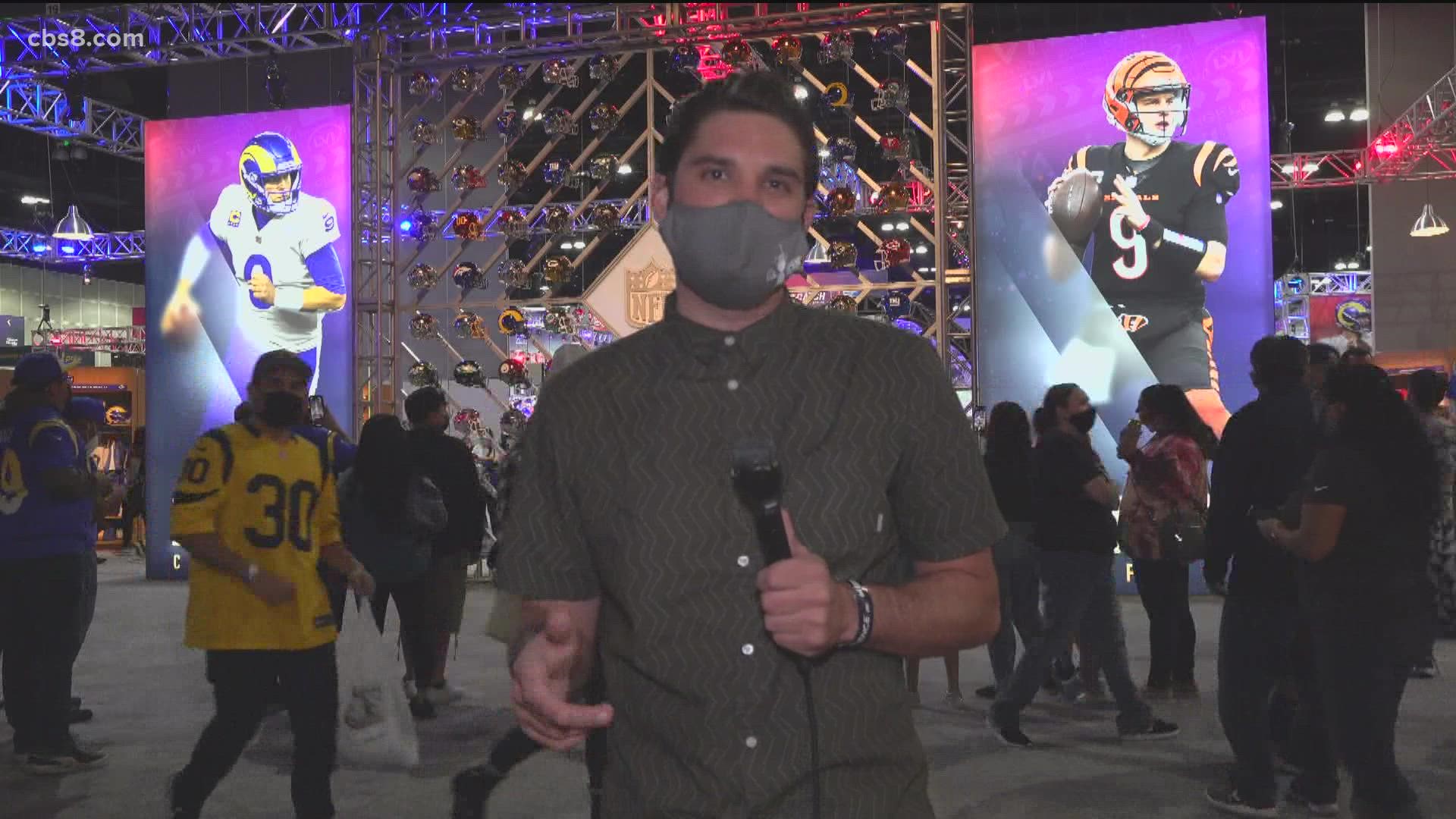 Sports reporter Jake Garegnani shares first day of NFL experience in LA.