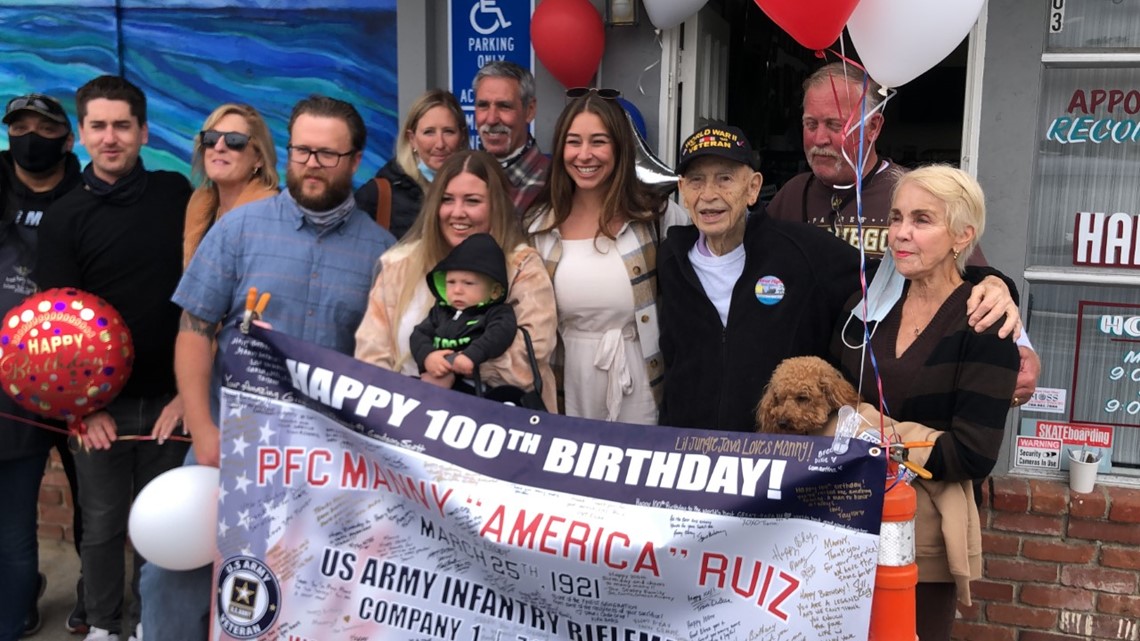 WWII veteran receives free haircut on his 100th birthday | 11alive.com