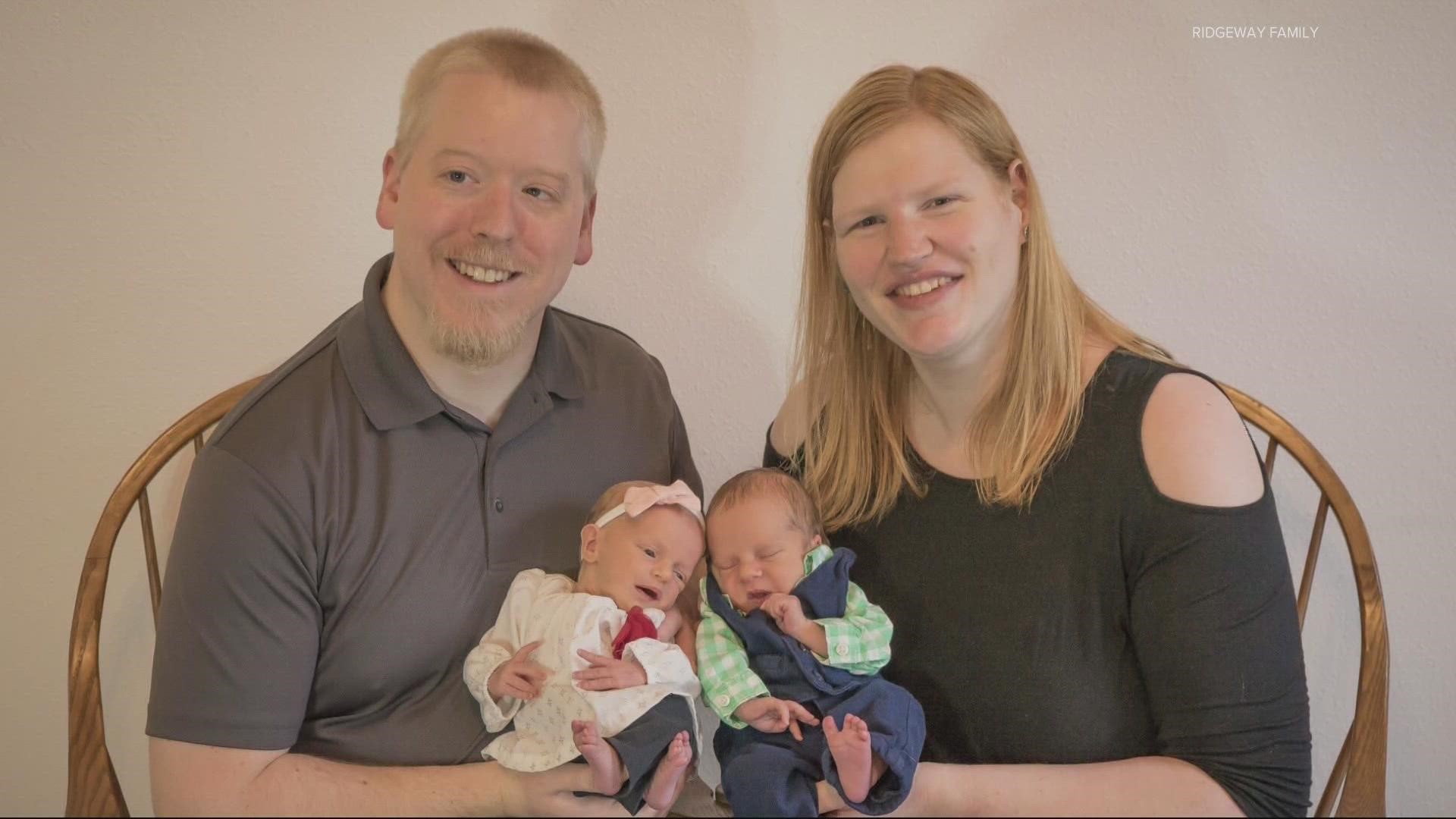 The embryos frozen in liquid nitrogen 30 years ago, were successfully thawed and transferred and finally delivered on Oct. 31.