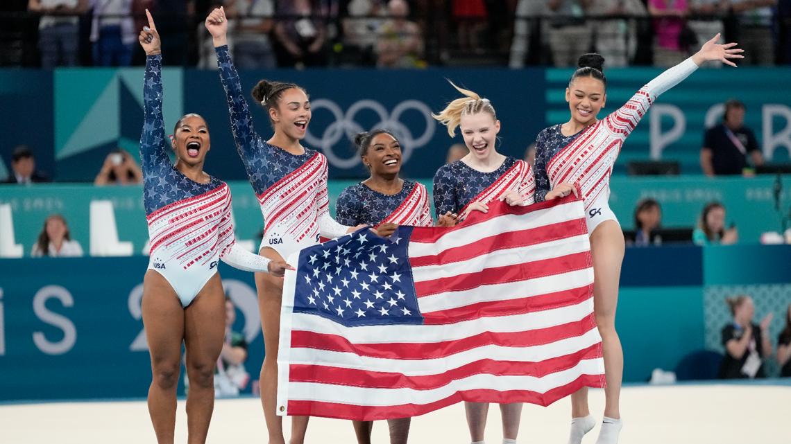 U.S. women's gymnastics team wins gold at Olympics