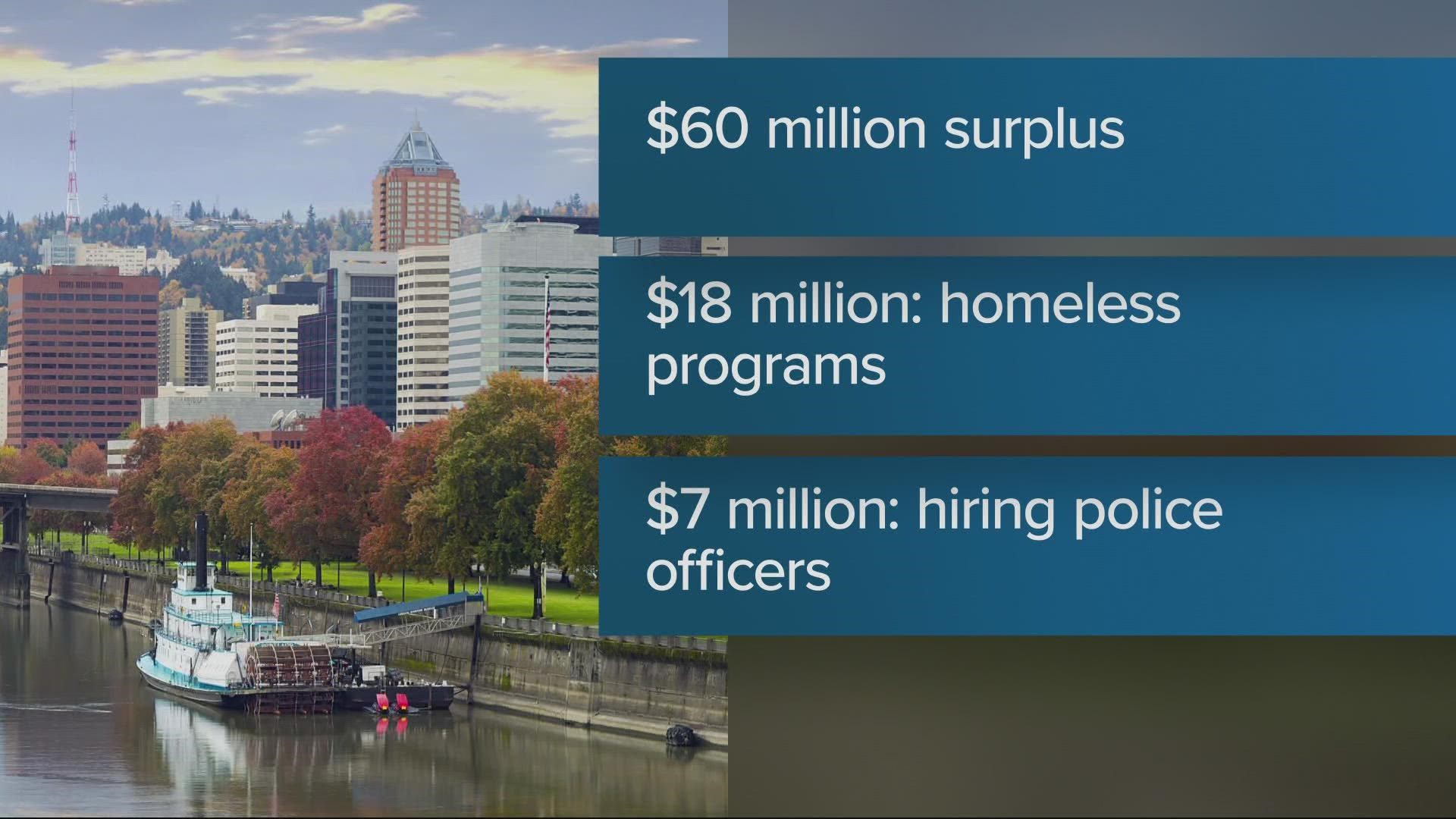 The Portland City Council adopted a series of amendments to Mayor Ted Wheeler’s proposed budget for the city’s annual fall Budget Monitoring Process on Wednesday.