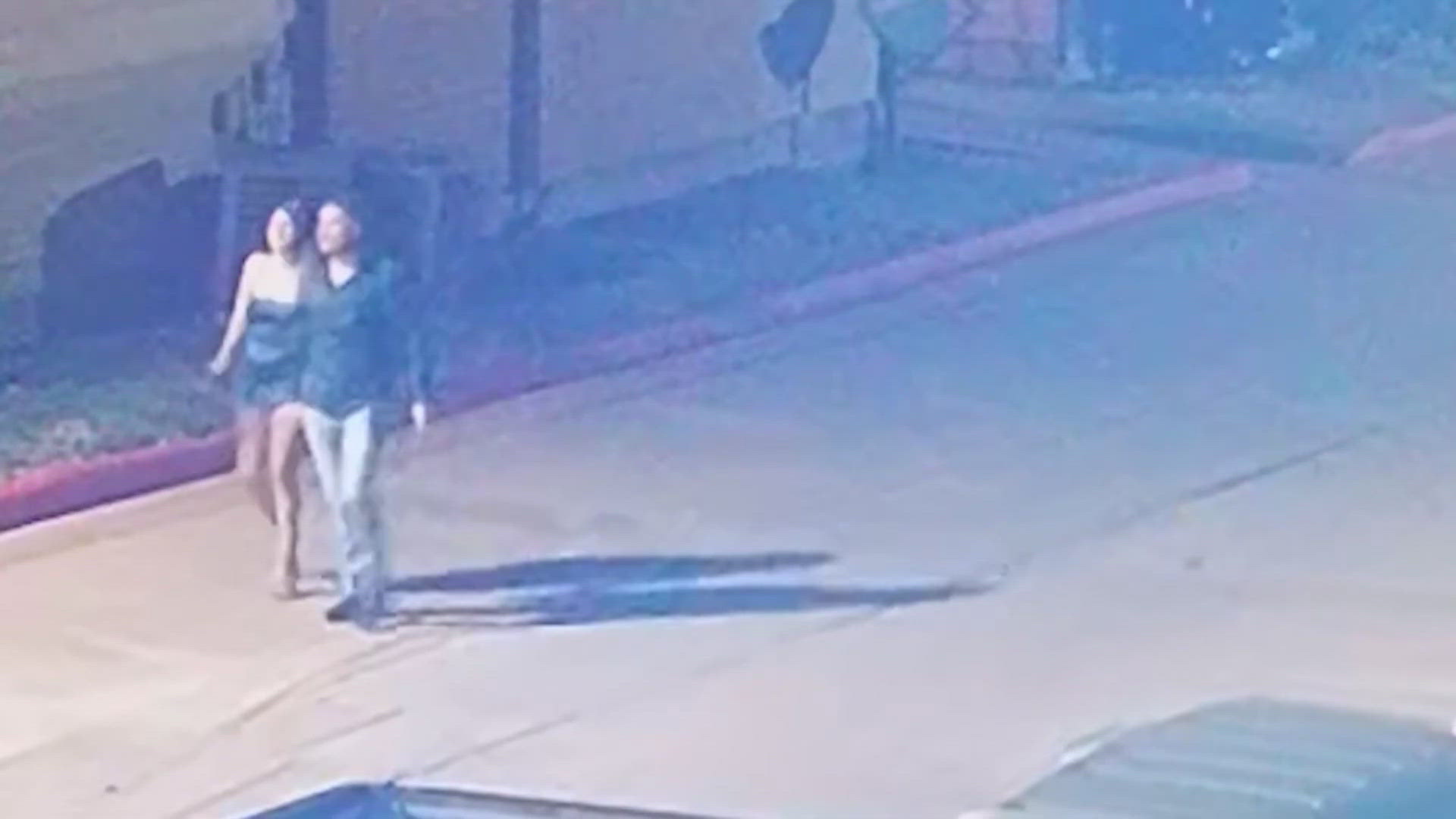 Police are asking for help identifying a man seen walking with 27-year-old Kenia Guardado the day before she was found shot to death in her apartment.