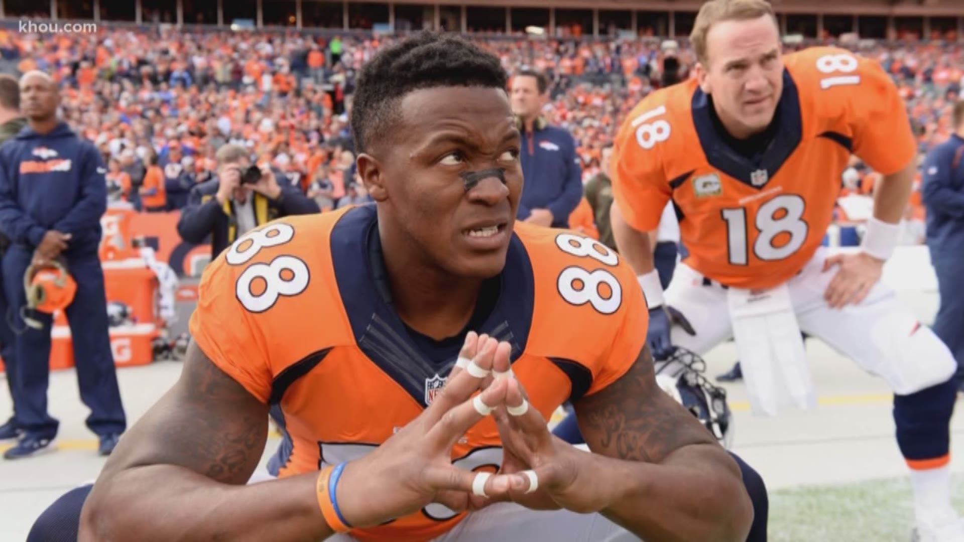 Get to know Demaryius Thomas, the newest Houston Texan, with these fast facts.