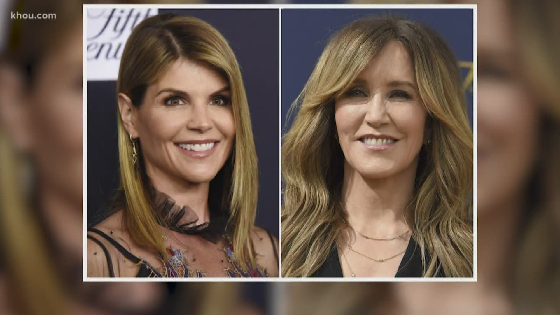 Actresses Felicity Huffman and Lori Loughlin are among at least 40 people indicted in a sweeping college admissions bribery scandal.