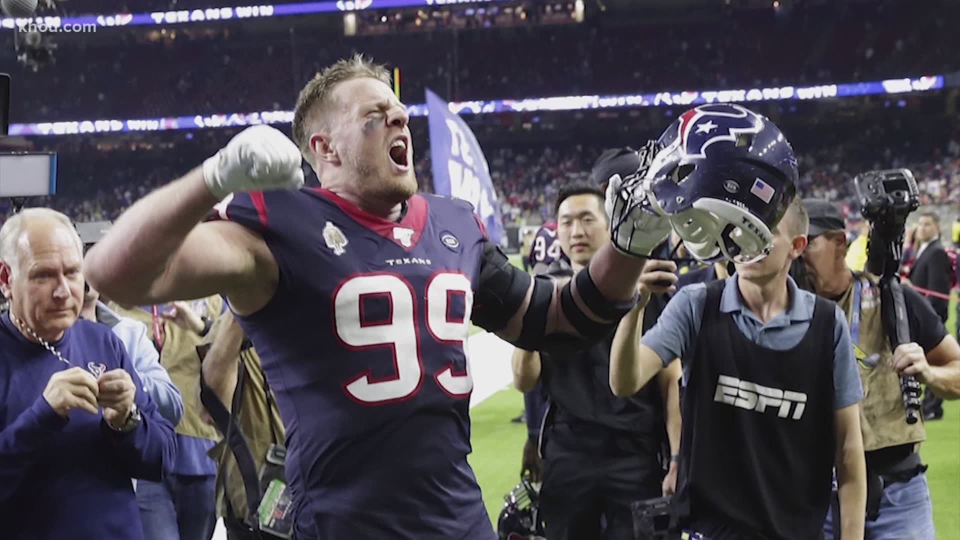 Houston Texan J.J. Watt off the field told Pro Football Talk that he might skip the season altogether if the NFL requires face shields.