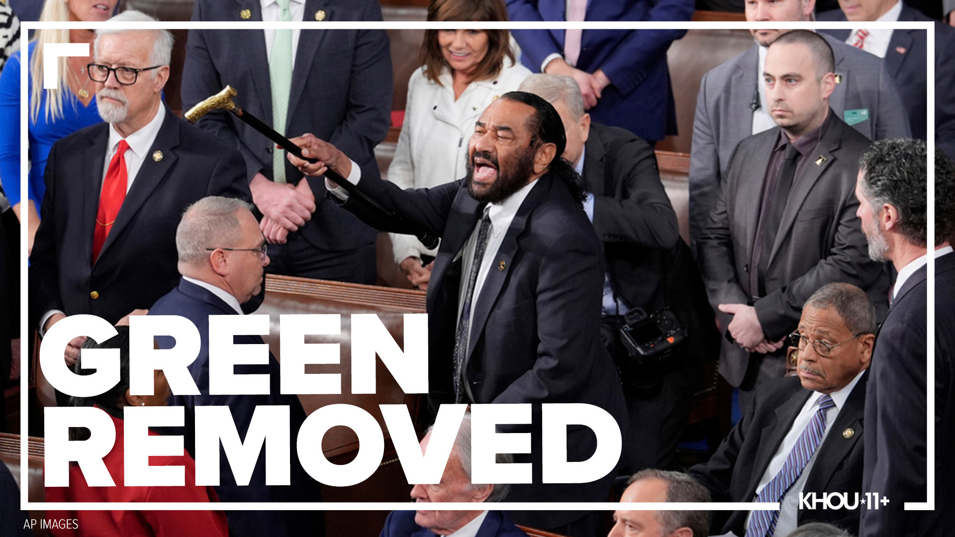Rep. Al Green removed from Trump's speech to joint session of Congress