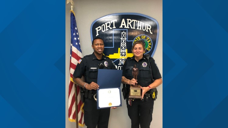 Texas police officer honored with award, certificate after saving life of 6-month-old baby girl