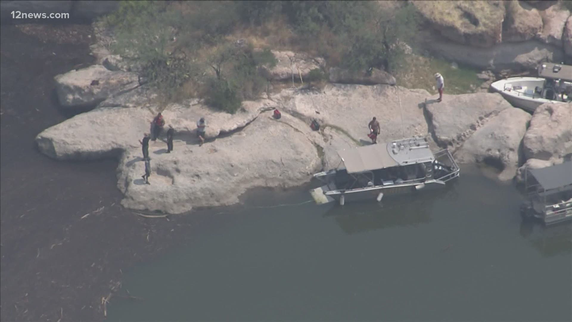 A search for two missing boaters at Apache Lake is now a recovery effort. Team 12's Marc Liverman has the latest.