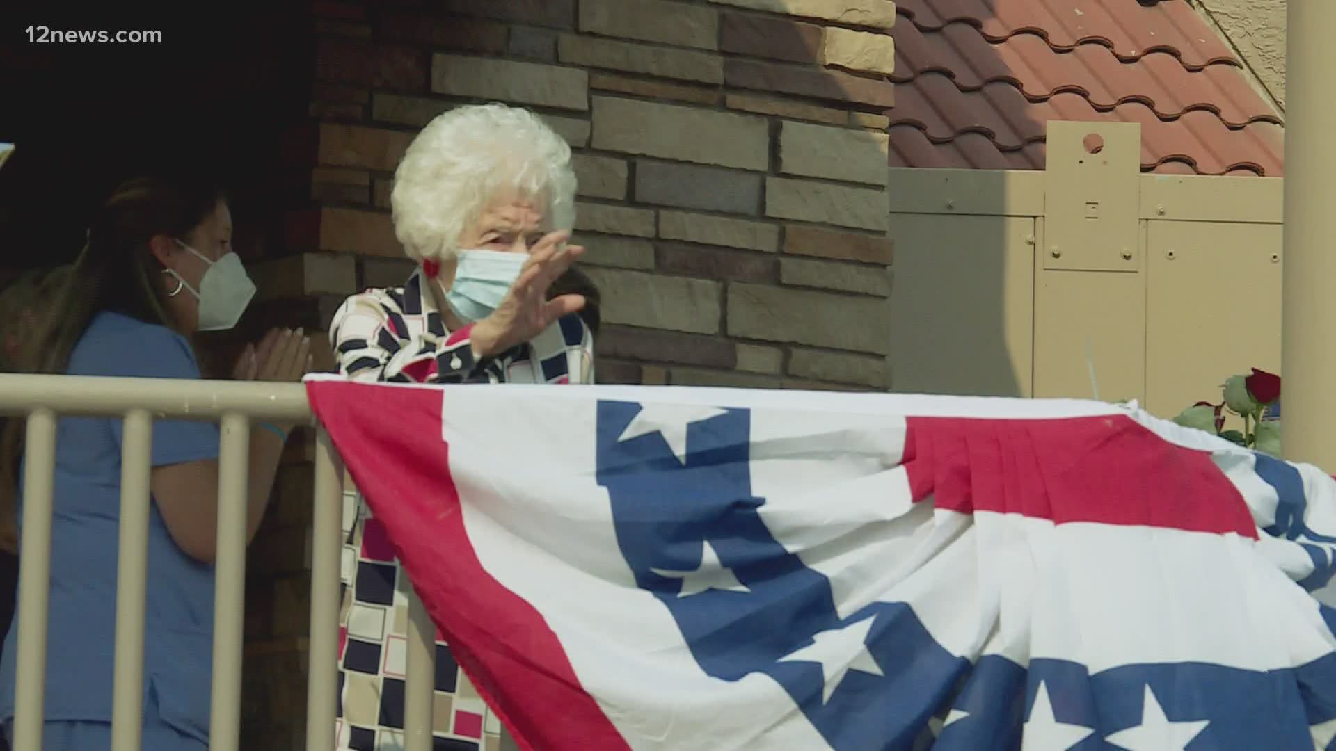 Athena Wright is a World War II veteran who was honored with her very own parade in Scottsdale. Friends, family and the City of Scottsdale came out to honor her.