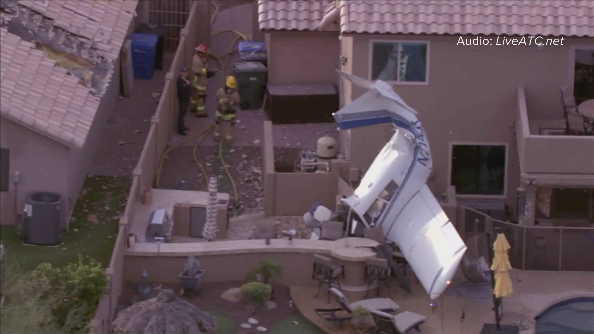 WATCH: Plane crashes into two Arizona homes, hurts 3 | 11alive.com