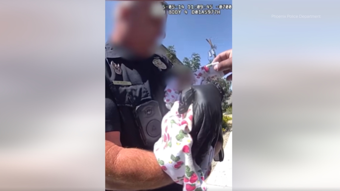 Officers rescue infant 'clinging to life' after mother found dead in Phoenix home