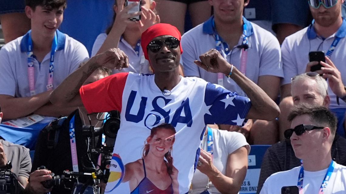 Snoop Dogg cheers on Team USA in style at the 2024 Paris Olympics