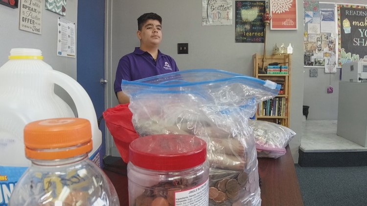 'I was trying to help as many people as I could': Phoenix 8th grader uses class project to raise hundreds for people in need