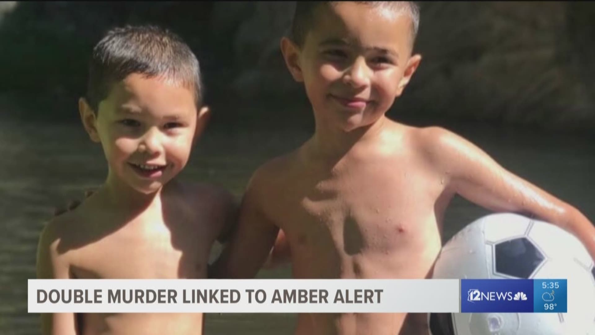 Two young Valley boys remain missing after an Amber Alert went out Saturday morning and now Phoenix Police have issued a homicide warrant for their biological father.