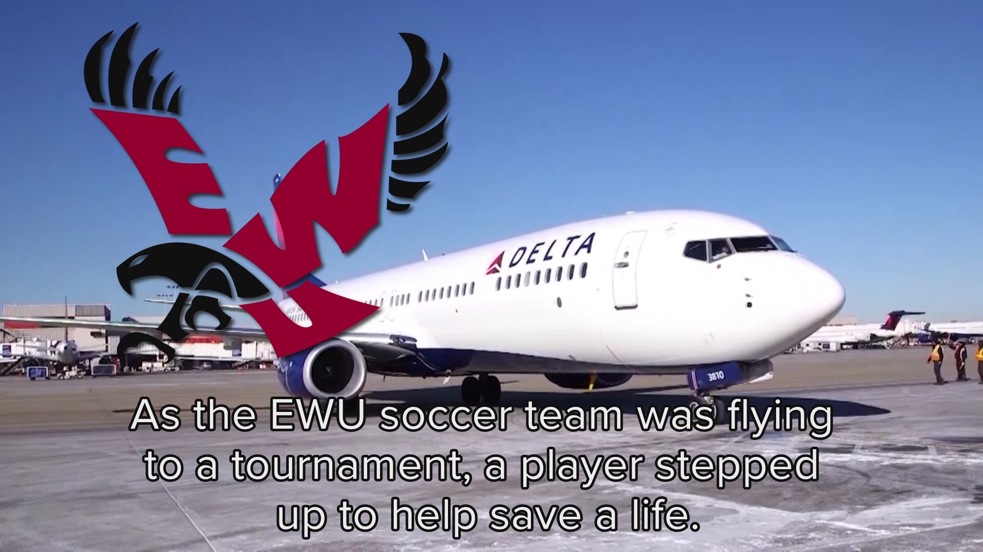 EWU Soccer player saves life.