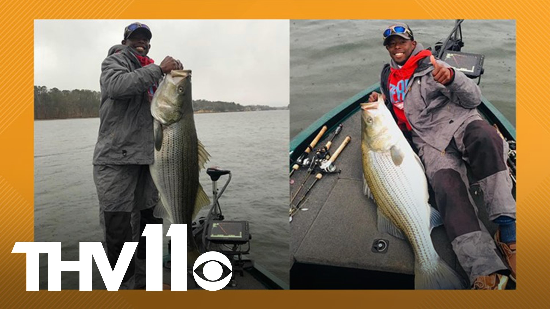 Stephen Tyson Jr. is going viral this week after catching a massive striped bass during the Phoenix Bass Fishing League tournament last weekend.